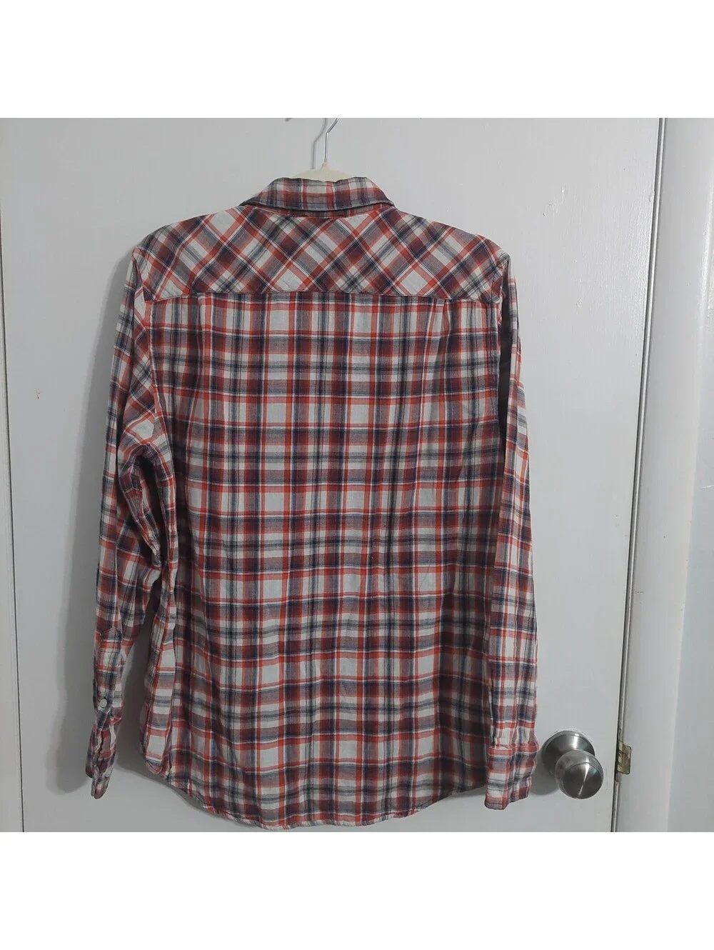 Banana Republic Men's Medium Plaid Button-Up Shirt 100% Cotton